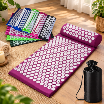 Acupressure Mat & Pillow Set – Full Body Relaxation & Massage Cushion