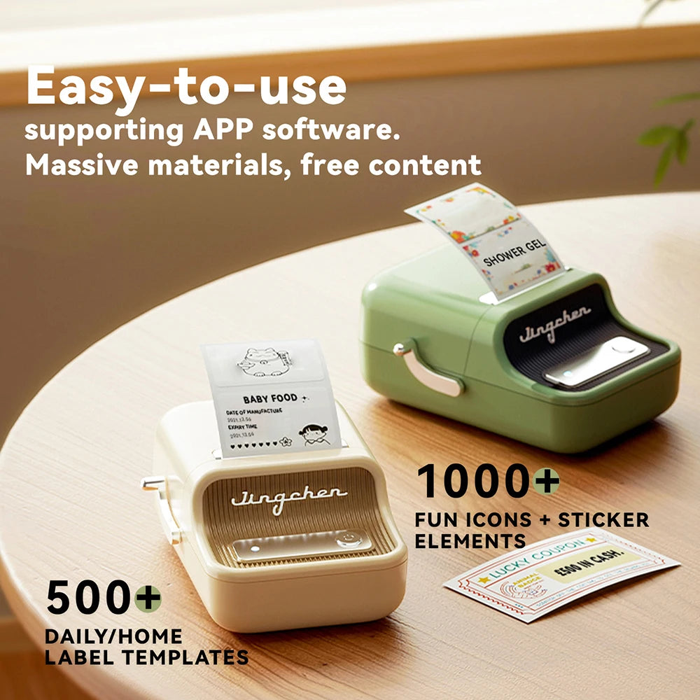 Niimbot B1/B21 Wireless Bluetooth Label Maker With Freezer Label for Kitchen Refrigerator Food Storage