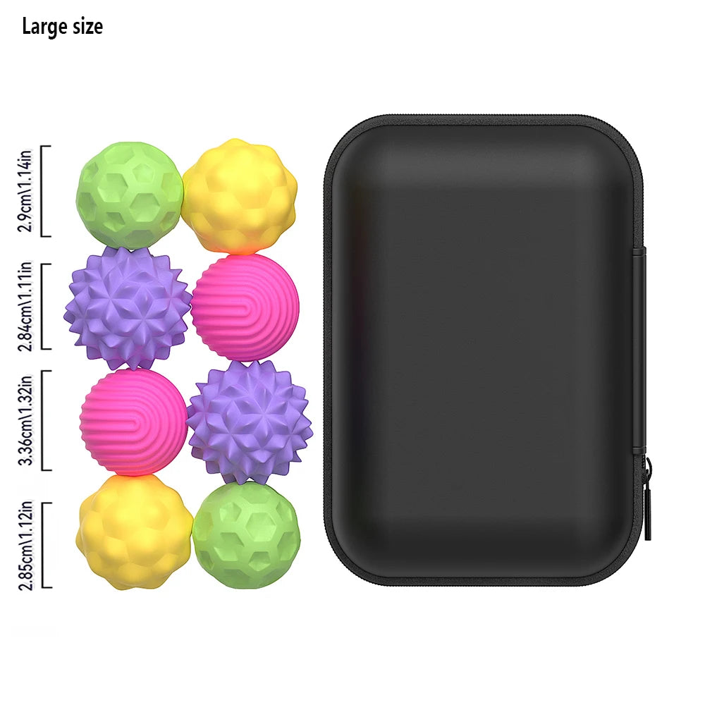 Magnetic Sensory Massage Ball Set – Soft Silicone Touch & Relaxation Balls