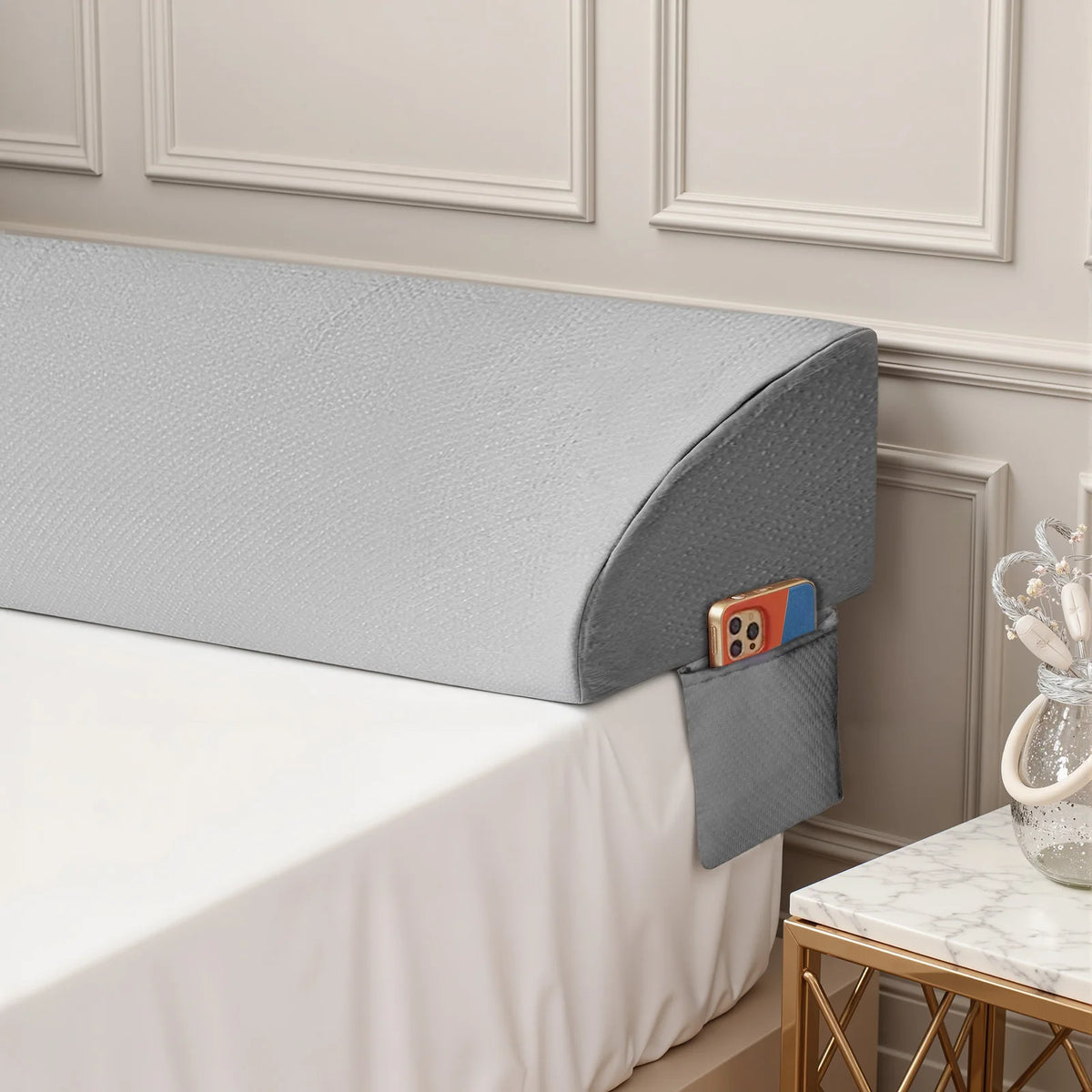 Ergonomic Adjustable Bed Wedge Pillow – Memory Foam Reading & Rest Support