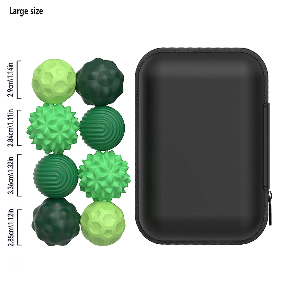 Magnetic Sensory Massage Ball Set – Soft Silicone Touch & Relaxation Balls
