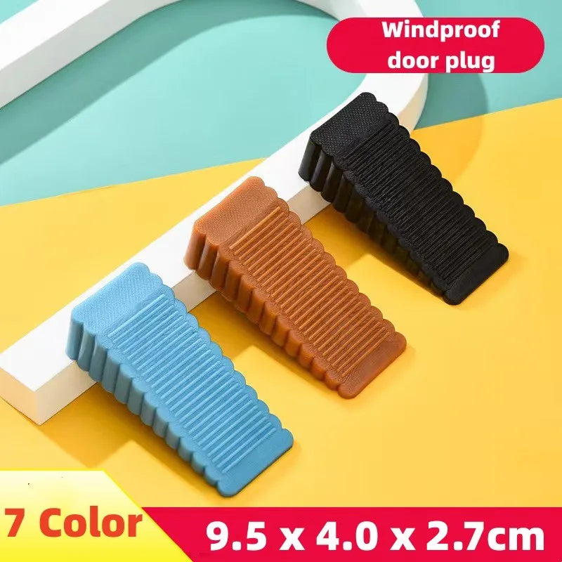 Silicone Door Stopper Wedge – Anti-Collision Door Safety Block