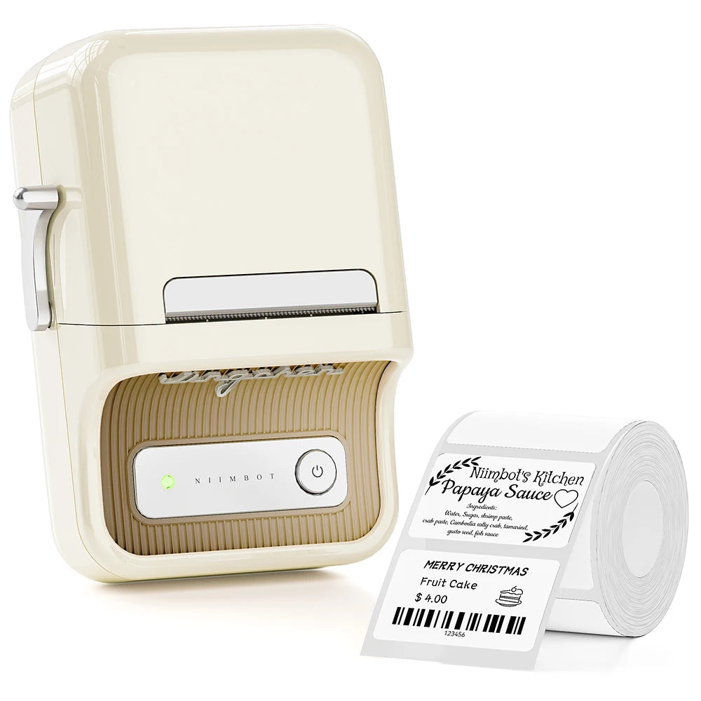 Niimbot B1/B21 Wireless Bluetooth Label Maker With Freezer Label for Kitchen Refrigerator Food Storage