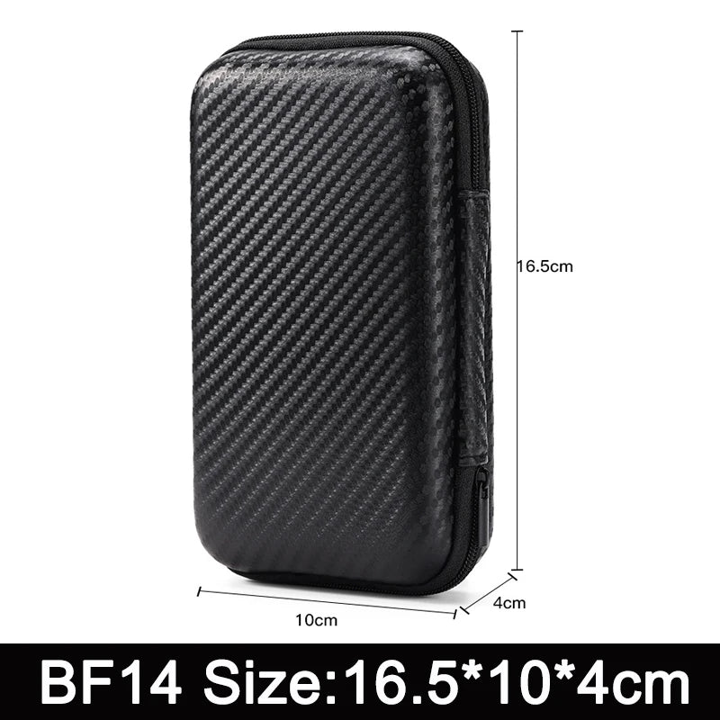 Portable Tech Organizer Pouch – Zipper Cable & Electronics Storage Case
