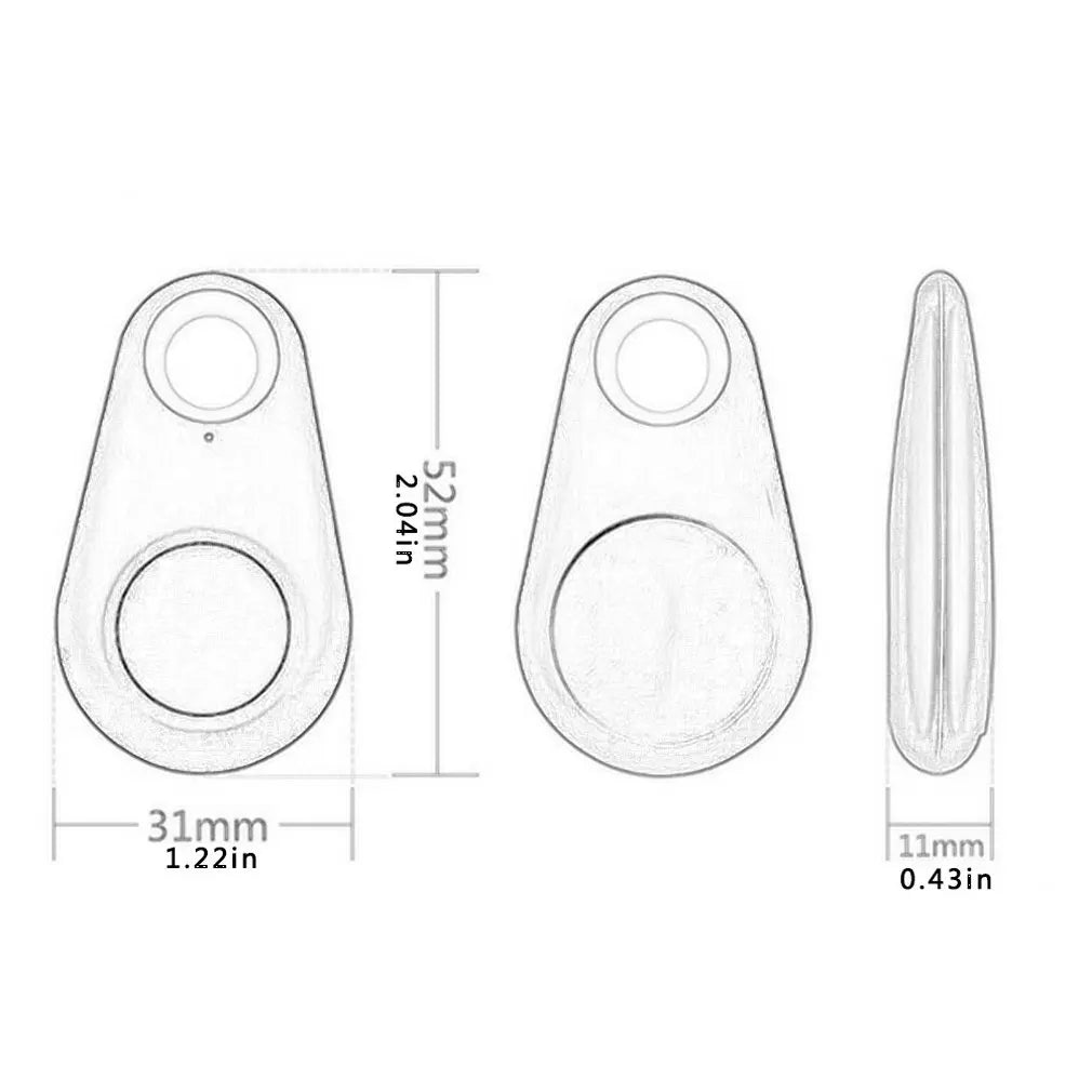 Mini Bluetooth Anti-Lost Tracker – Smart Key, Wallet & Bag Finder