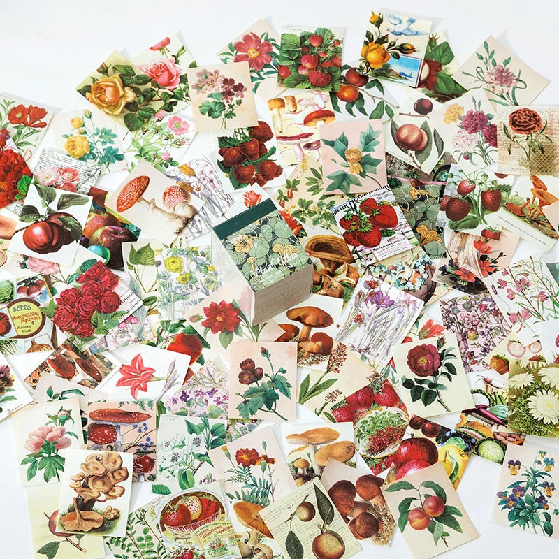 400-Piece Vintage Scrapbooking & Junk Journal Craft Set