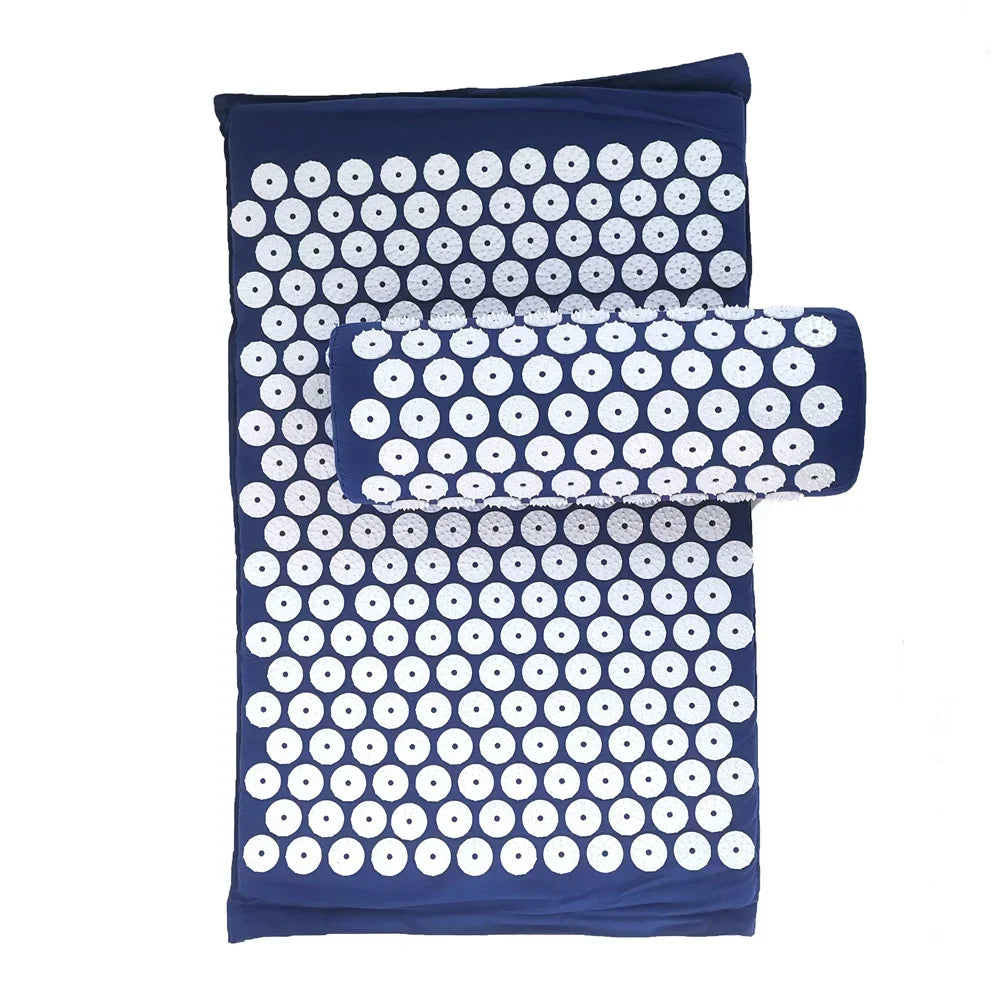 Acupressure Mat & Pillow Set – Full Body Relaxation & Massage Cushion