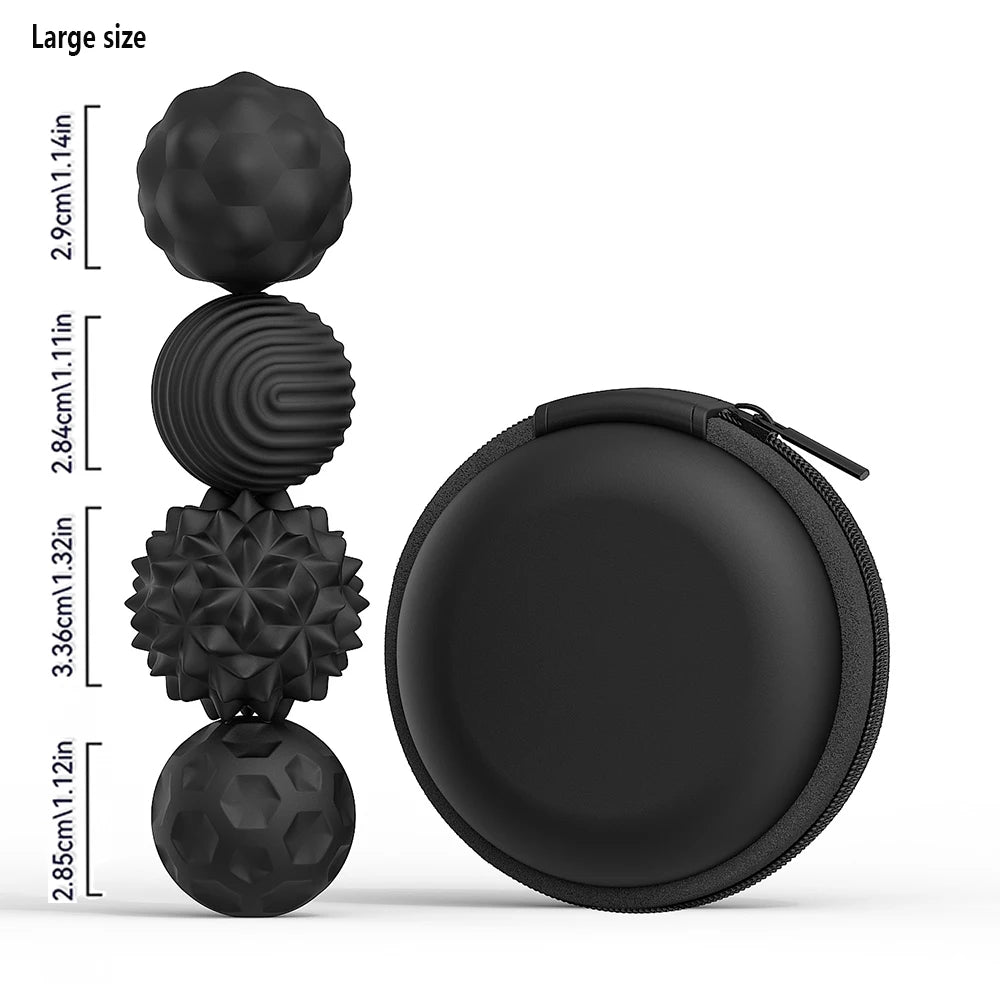 Magnetic Sensory Massage Ball Set – Soft Silicone Touch & Relaxation Balls