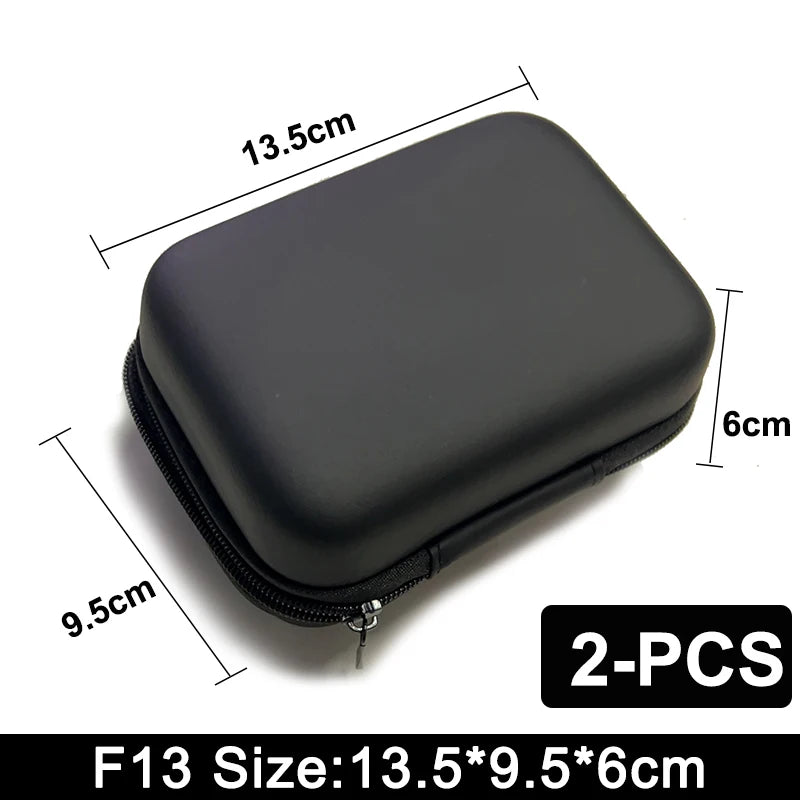 Portable Tech Organizer Pouch – Zipper Cable & Electronics Storage Case