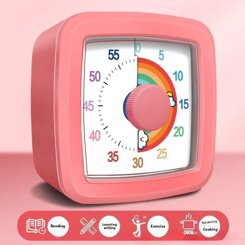 School Visual Timer for Children with Night Light, Digital Stopwatch, Pomodoro Timer for Kitchen and Home Use