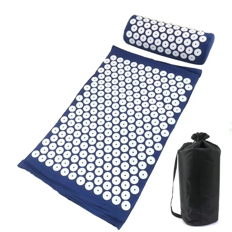 Acupressure Mat & Pillow Set – Full Body Relaxation & Massage Cushion