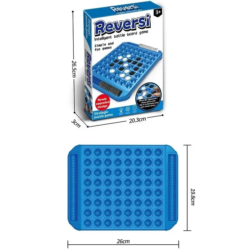 Dual-Sided Strategy Board Game – 2-Player Logic & Brain Teaser Challenge