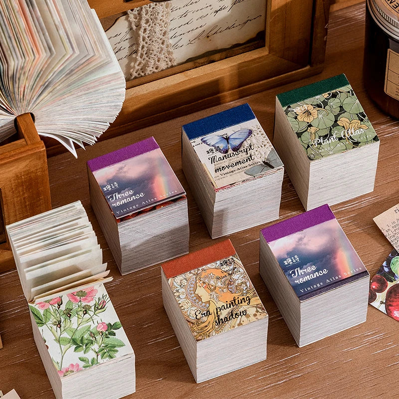 400-Piece Vintage Scrapbooking & Junk Journal Craft Set