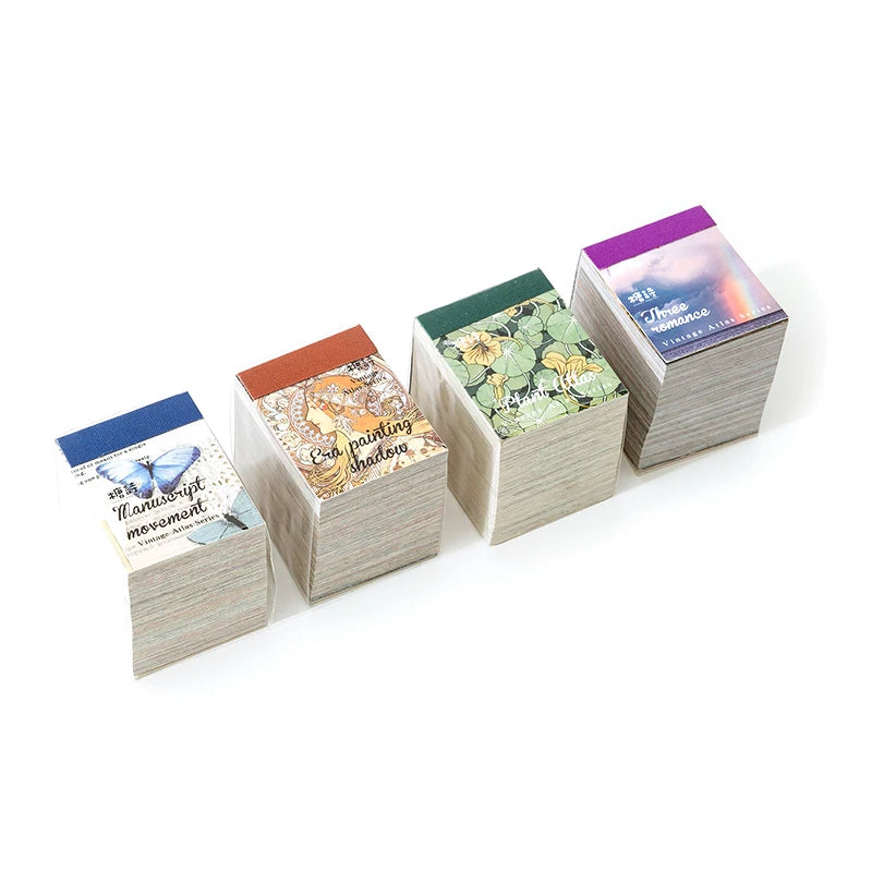 400-Piece Vintage Scrapbooking & Junk Journal Craft Set