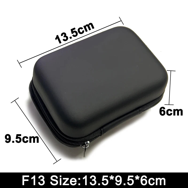 Portable Tech Organizer Pouch – Zipper Cable & Electronics Storage Case