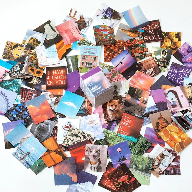 400-Piece Vintage Scrapbooking & Junk Journal Craft Set