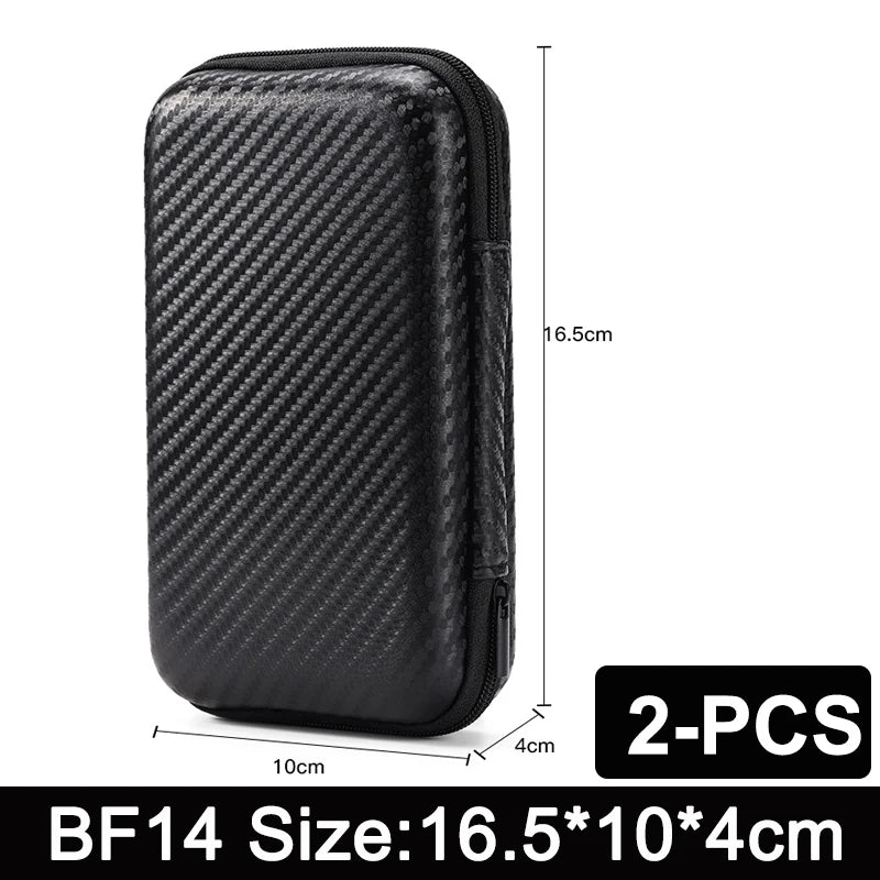 Portable Tech Organizer Pouch – Zipper Cable & Electronics Storage Case