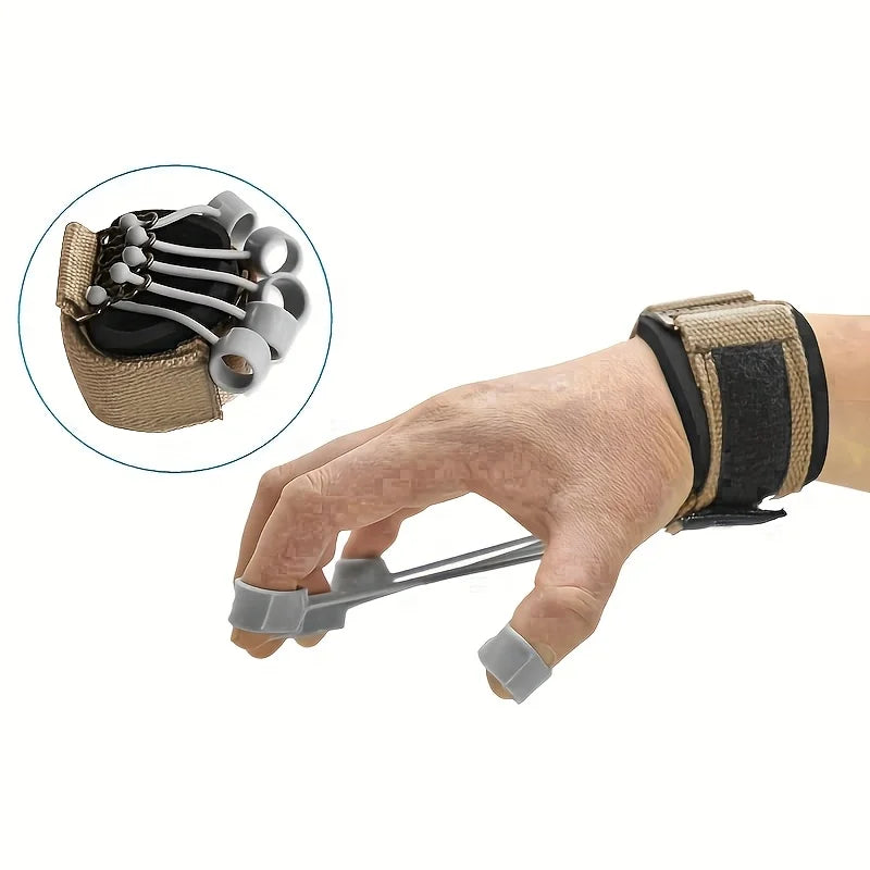 Finger Extensor Exerciser – Adjustable Silicone Hand Strength Trainer