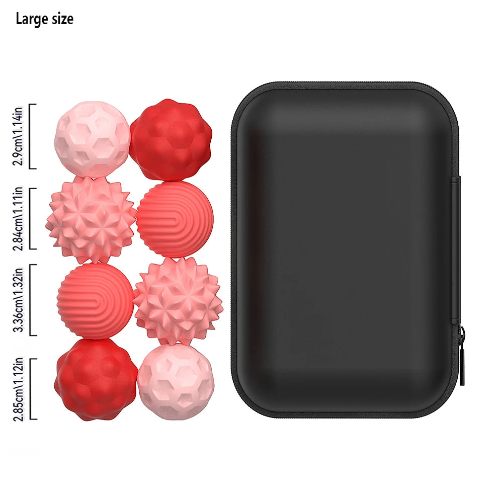 Magnetic Sensory Massage Ball Set – Soft Silicone Touch & Relaxation Balls