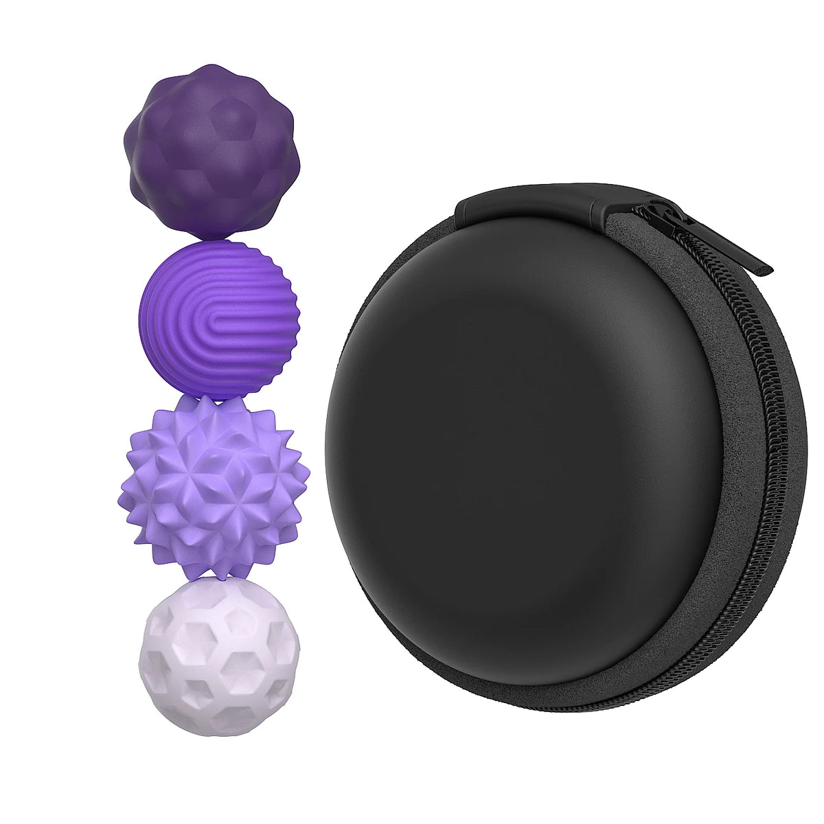Magnetic Sensory Massage Ball Set – Soft Silicone Touch & Relaxation Balls