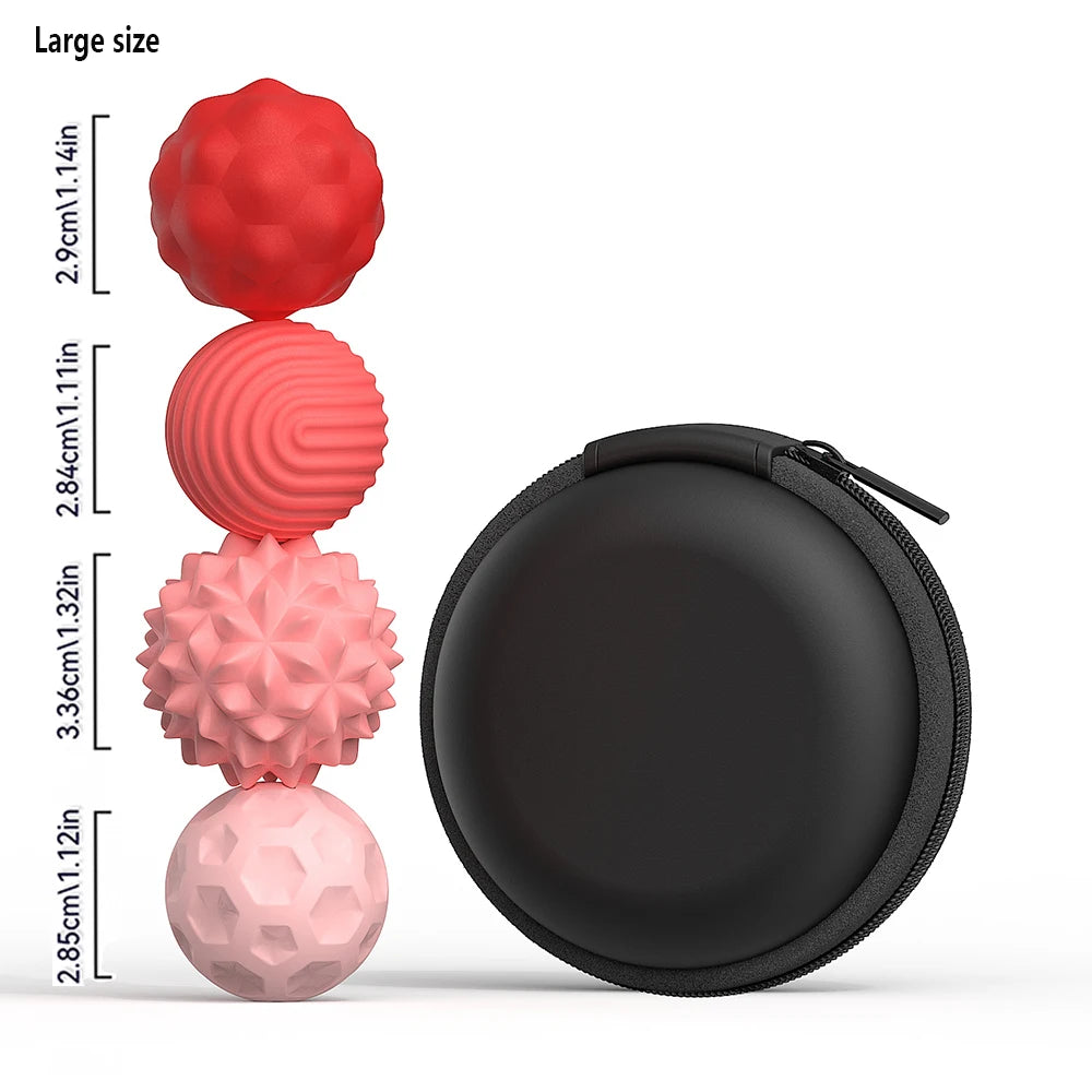 Magnetic Sensory Massage Ball Set – Soft Silicone Touch & Relaxation Balls