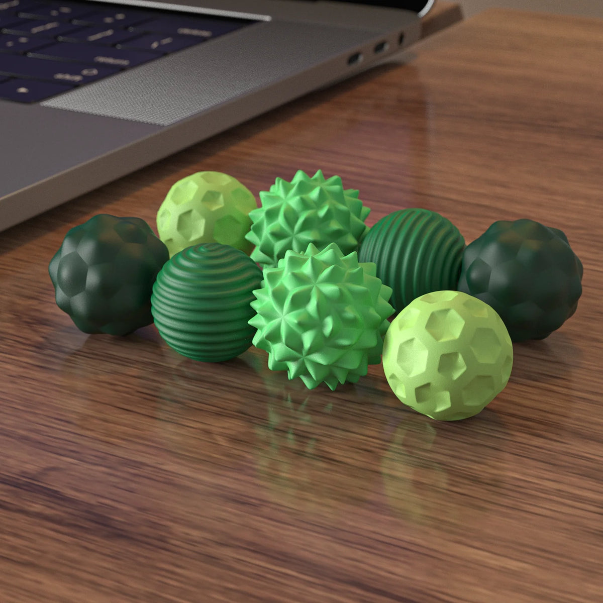 Magnetic Sensory Massage Ball Set – Soft Silicone Touch & Relaxation Balls