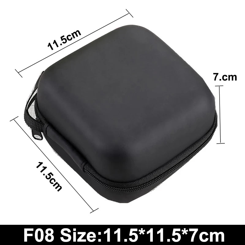 Portable Tech Organizer Pouch – Zipper Cable & Electronics Storage Case
