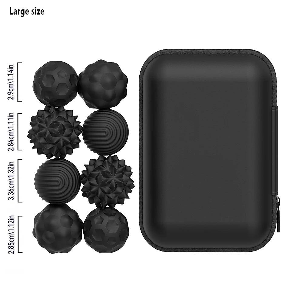 Magnetic Sensory Massage Ball Set – Soft Silicone Touch & Relaxation Balls