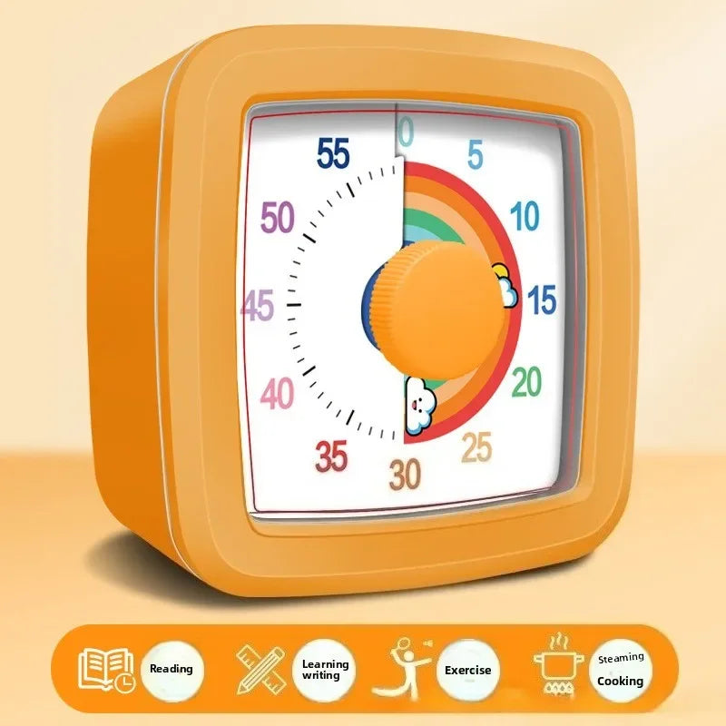 School Visual Timer for Children with Night Light, Digital Stopwatch, Pomodoro Timer for Kitchen and Home Use