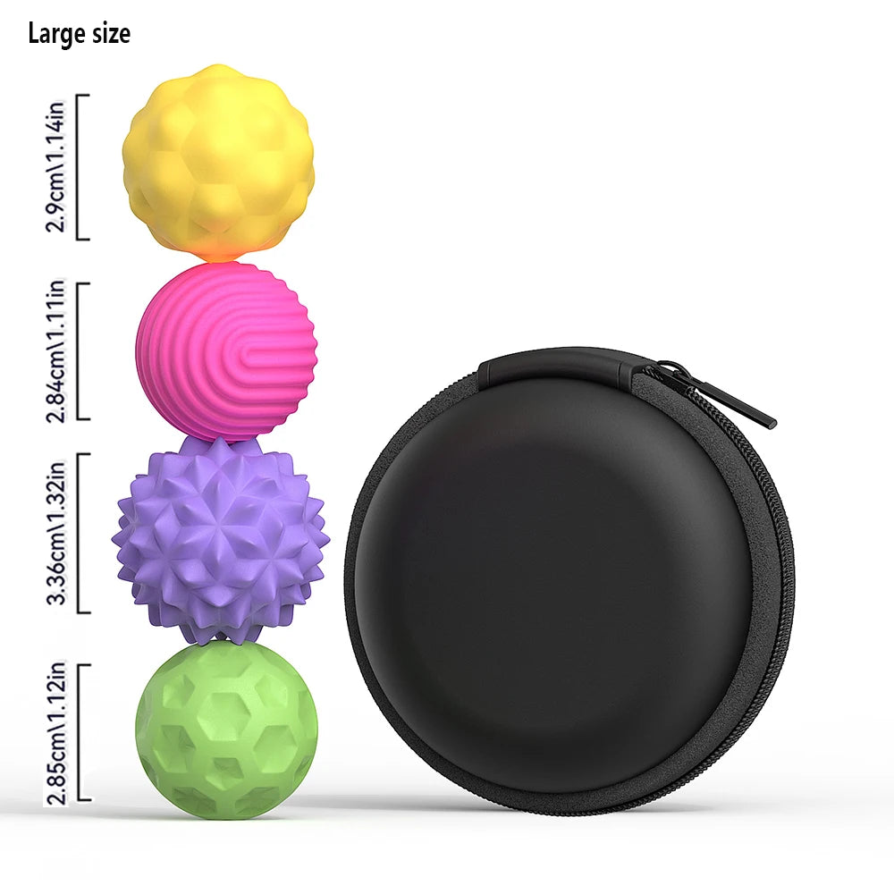 Magnetic Sensory Massage Ball Set – Soft Silicone Touch & Relaxation Balls