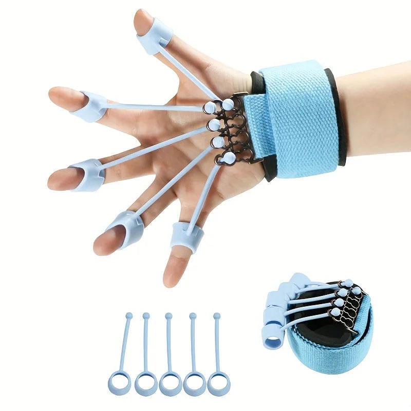 Finger Extensor Exerciser – Adjustable Silicone Hand Strength Trainer