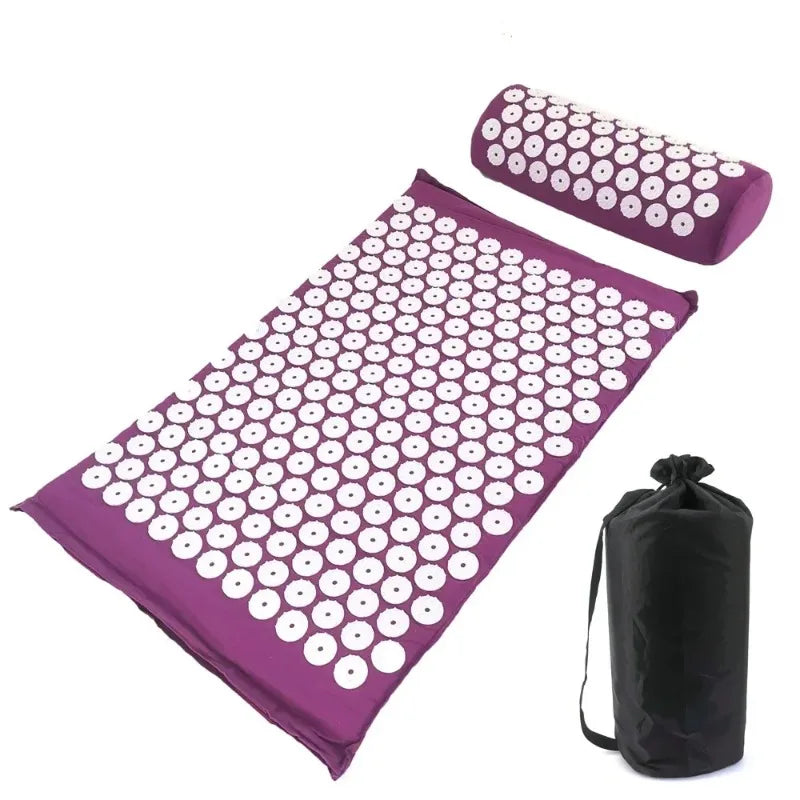 Acupressure Mat & Pillow Set – Full Body Relaxation & Massage Cushion