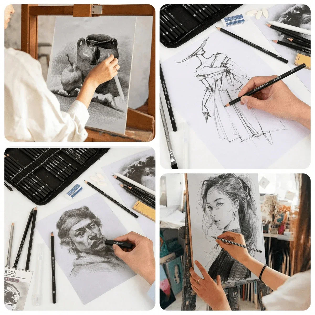Professional Drawing & Sketching Kit Set