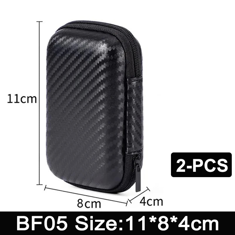 Portable Tech Organizer Pouch – Zipper Cable & Electronics Storage Case
