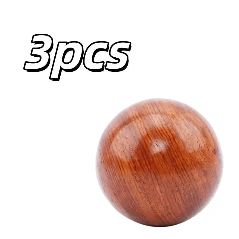 Wooden Rolling Massage Ball Set – Hand Exercise & Relaxation Balls