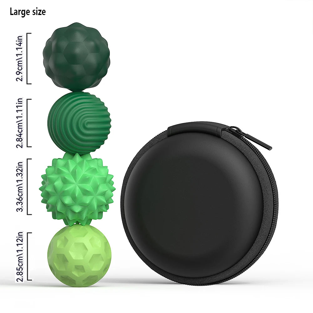 Magnetic Sensory Massage Ball Set – Soft Silicone Touch & Relaxation Balls
